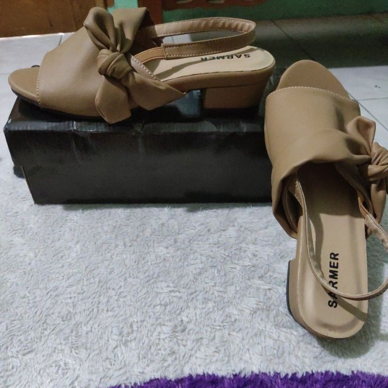 sepatu sendal sarmer