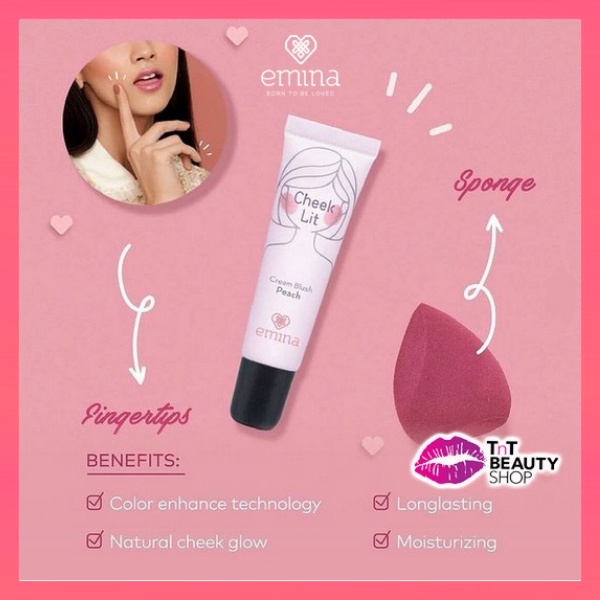 Jual [Warna Baru] Emina Cheeklit Cream Blush Blush On Indonesia