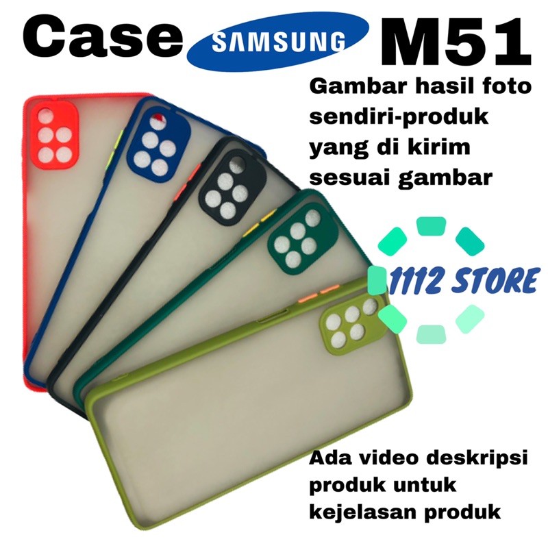 case samsung m51 - silikon samsung m51 - hardcase samsung m51