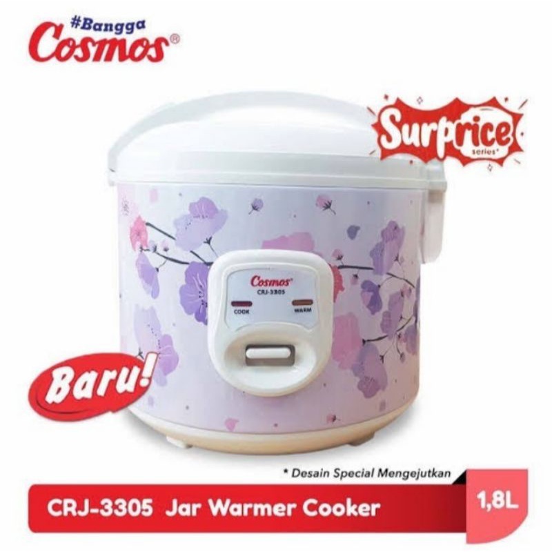 Rice Cooker Cosmos 1.8L CRJ3305 Magic Com 1.8 Liter CRJ-3305