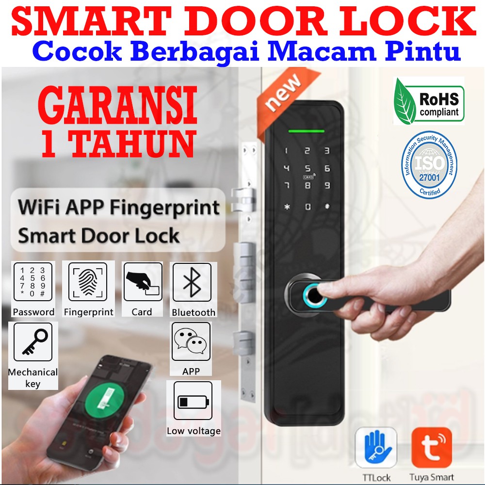 DOOR LOCK DOORLOCK / KUNCI PINTU DIGITAL / ACCESS CONTROL / RFID