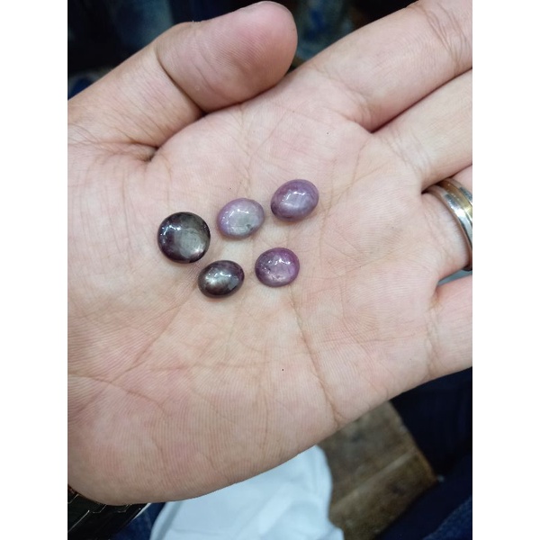 batu merah ruby star borongan 5 pcs