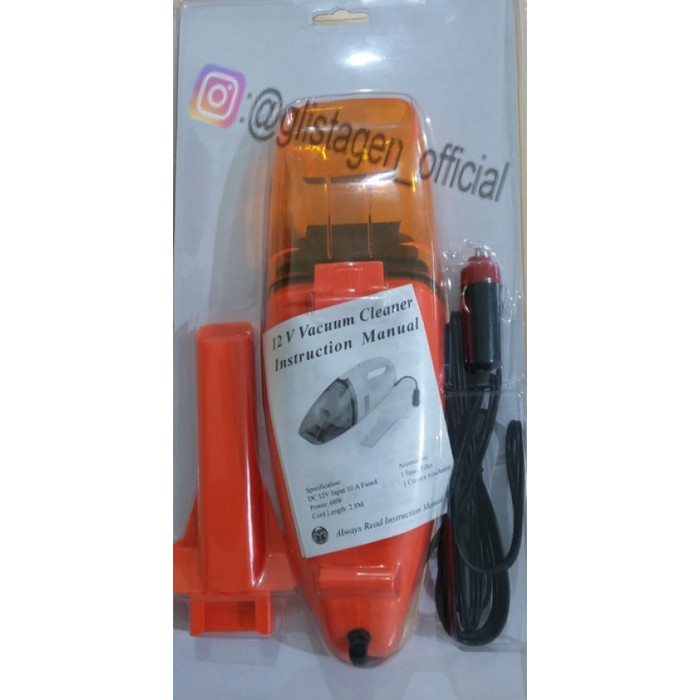 Vacum Cleaner Mobil / Penyedot Debu 60 Watt Kenmaster