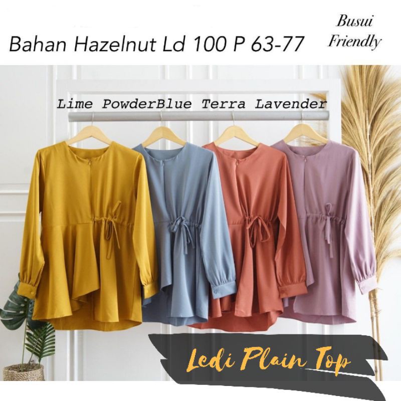 Lady Plain Top / Atasan Wanita / Blouse Muslim