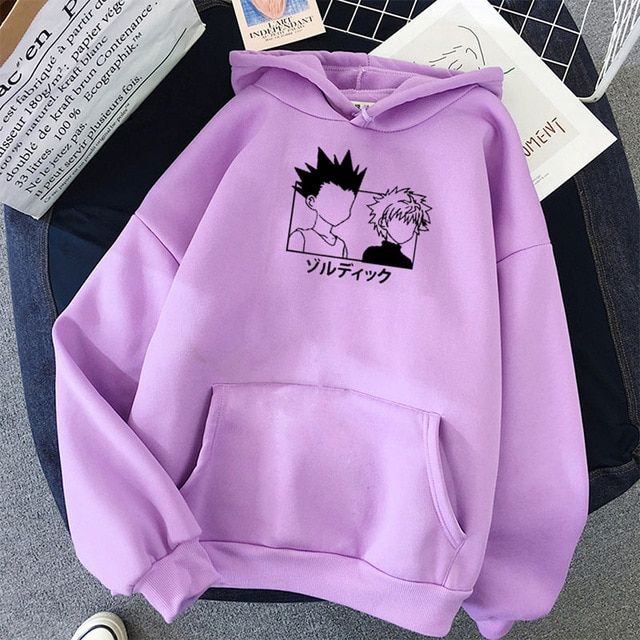 Sweater HUNTER x HUNTER Oblong / Hoodie KILLUA &amp; GON SHADOW Jumper