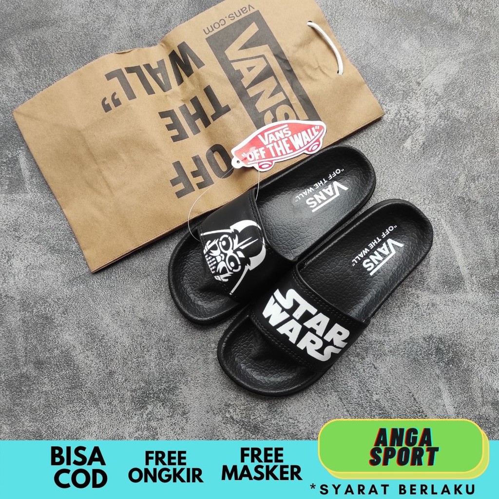 SANDAL SLOP ANAK VANS LAKI LAKI PEREMPUAN MOTIF STAR WARS / SENDAL KIDS SLIDE DISTRO KEREN TERMURAH