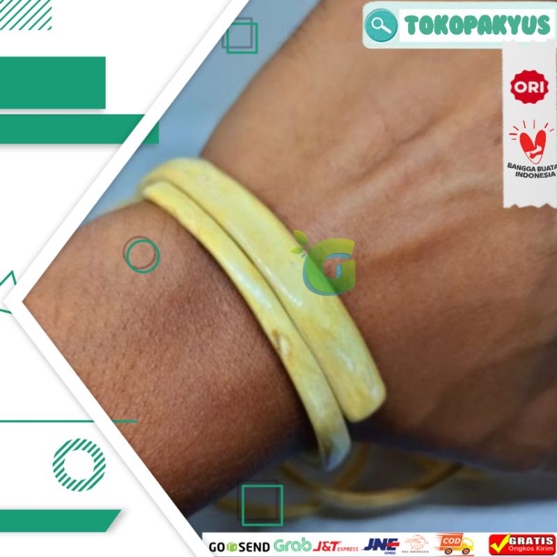 Akar Bahar Asli - Gelang Akar Bahar Putih Kantoran