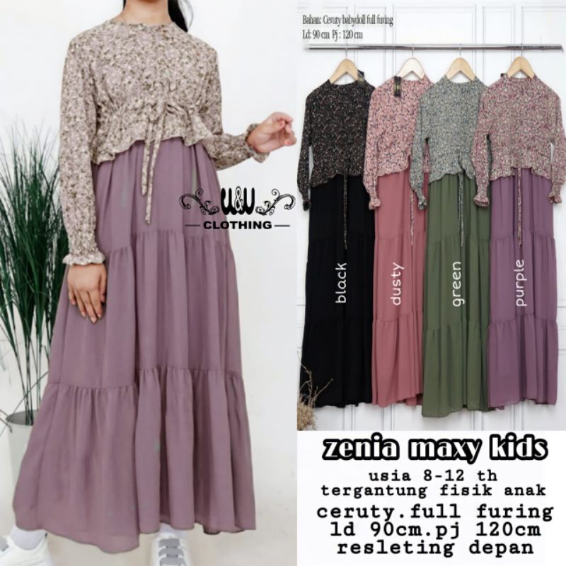 Zenia maxy kids ori w&w fashion