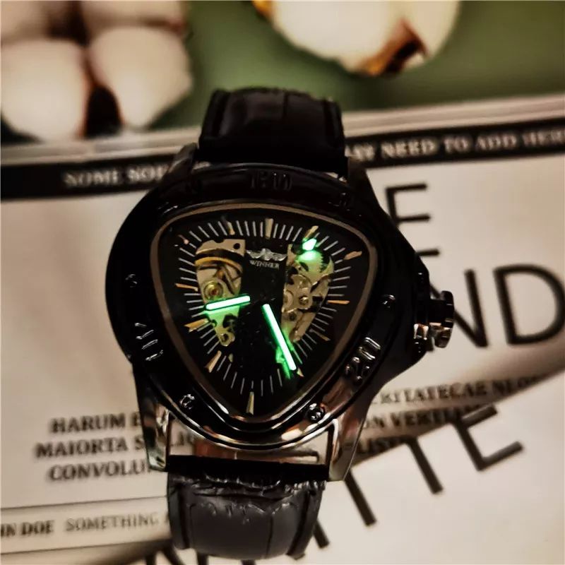 Jam Tangan Mekanik Otomatis Pria Winner Lamborghini Racing Style