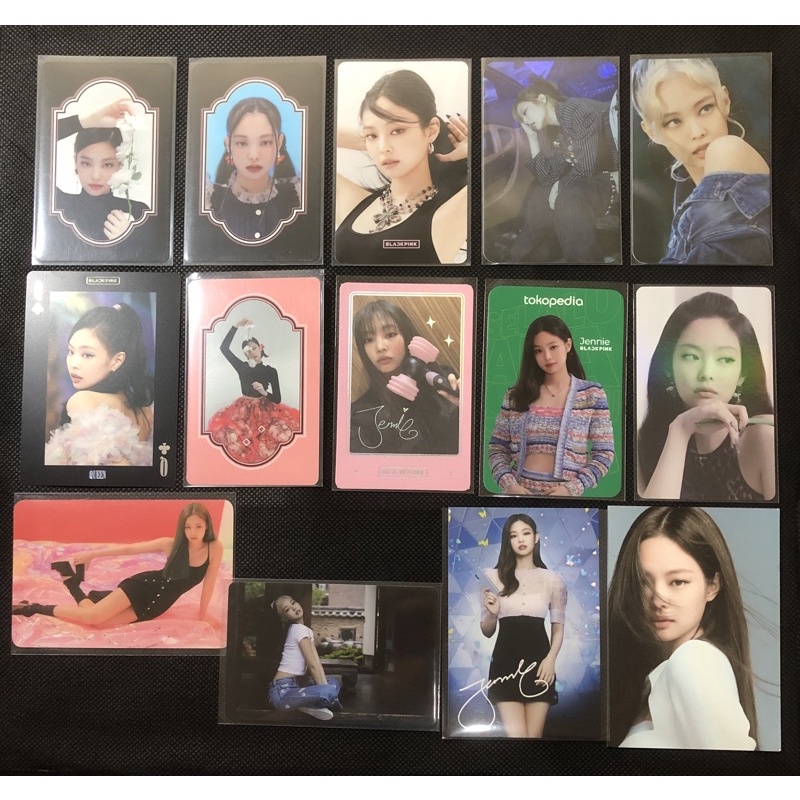 PHOTOCARD PC JENNIE BLACKPINK SEASON GREETINGS 2021 SG2021 MD MERCHANDISE LYRICS CARD PLAYING CARD P