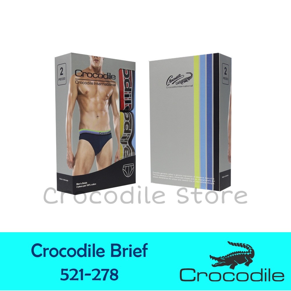 Celana Dalam Crocodile Artikel 521-278 (2 Pcs in Box)