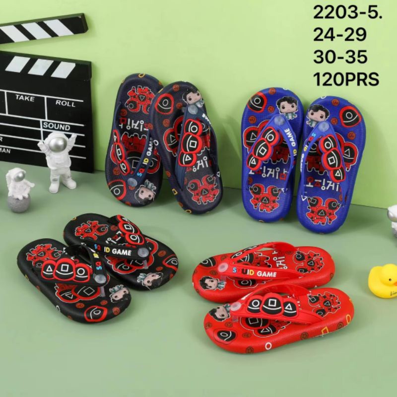 SANDAL JEPIT ANAK LAKI LAKI SANDAL JEPIT ANAK COWOK MOTIF IMPORT TERBARU NYAMAN SANDAL JEPIT ANAK KARET JELLY MOTIF SGUAT GAME