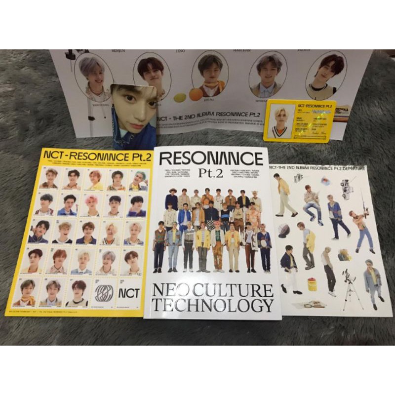[CLEARANCE SALE] NCT 2020 ALBUM RESONANCE PT.2 DEPARTURE PHOTOCARD LUCAS JOHNNY MARK TEN HENDERY SET