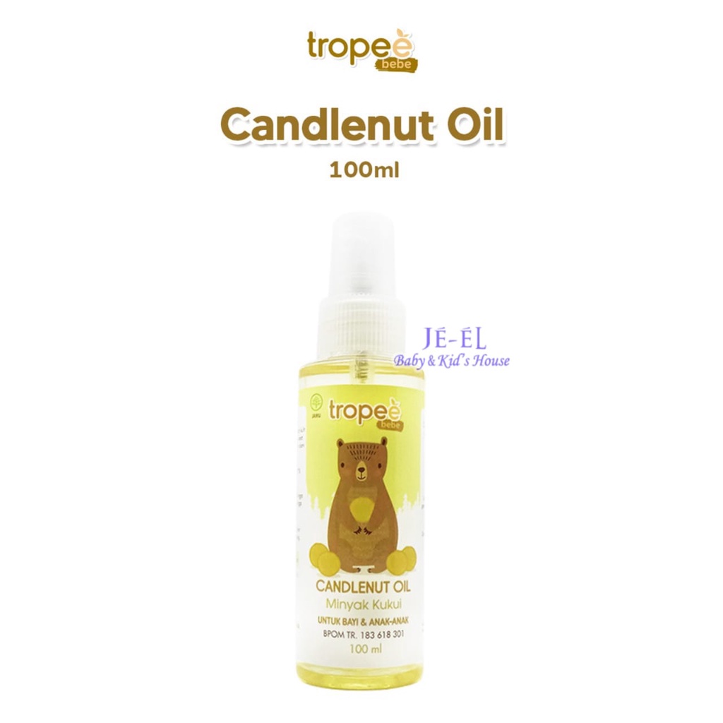 Tropee Bebe Candlenut Oil 100ml/Minyak Kemiri