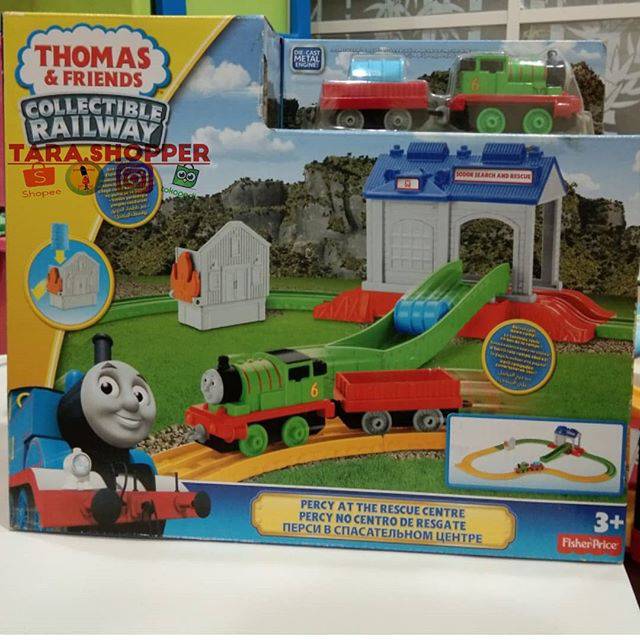 OriginaL  Percy at the rescue center / Thomas and Friends collictible railways