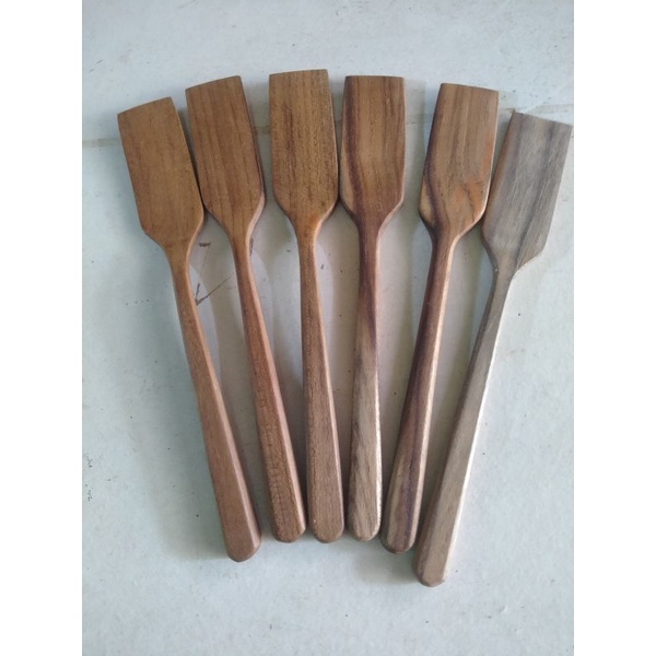 Jual spatula sutil kayu jati kecil Shopee Indonesia