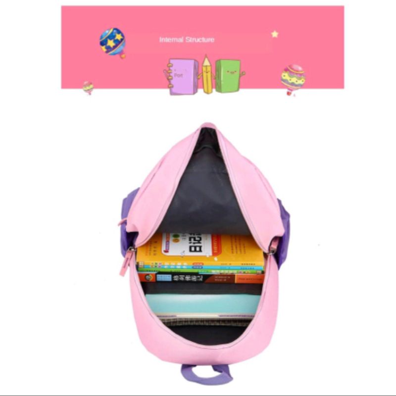 DAEYBAG-TAS RANSEL ANAK MOTIV RABBIT PERMEN TERBARU MASA KINI