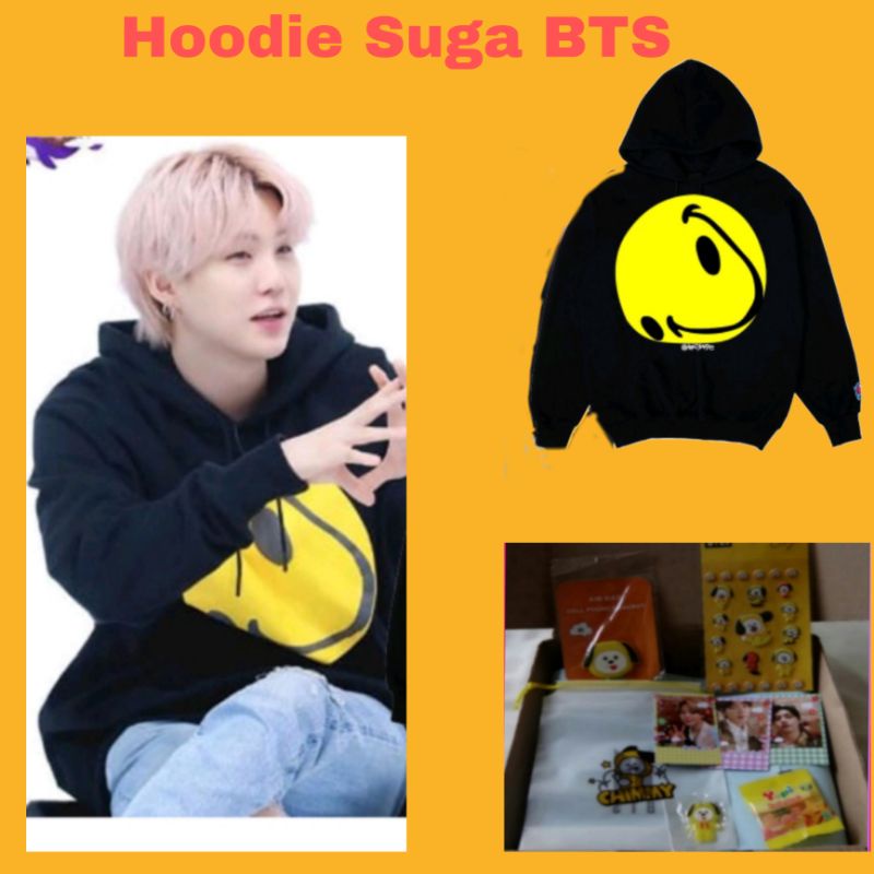 hoodie suga Rsmile asimetris/ hoodie suga bts/ hoodie suga smile asimetris/ hoodie suga bts Rsmile a