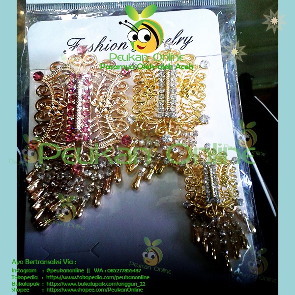 Bros Pintu Aceh ( souvenir Aceh ) / Bros Pintu Aceh satu set