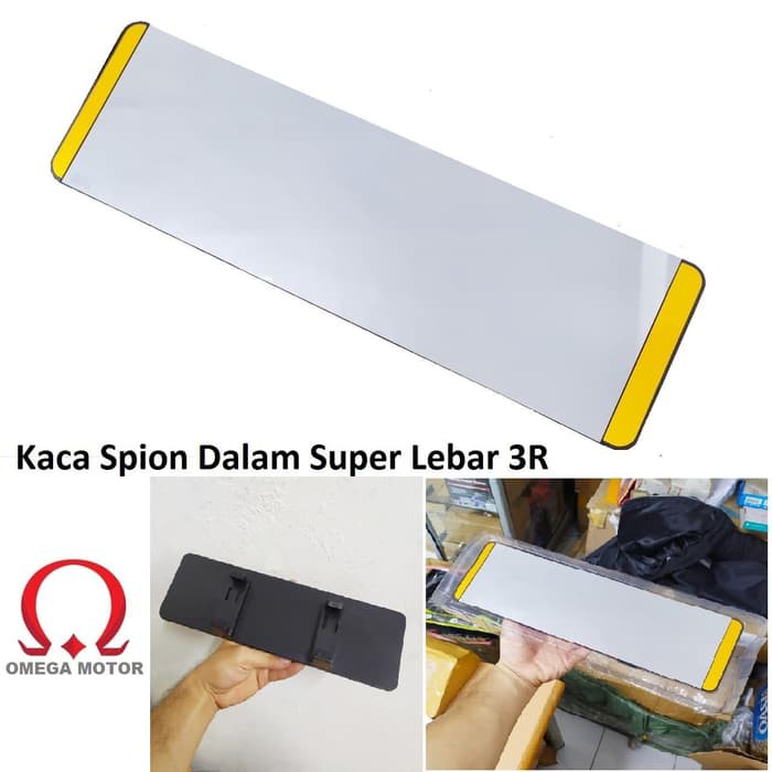 Kaca Spion Dalam Mobil 300mm Super Lebar 3R Premium High Quality