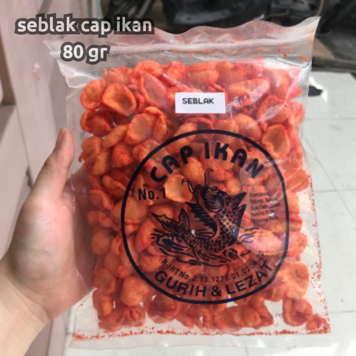 

KERUPUK SEBLAK 80 GRAM | KERUPUK SEBLAK PEDAS | KERUPUK CAP IKAN | KERUPUK KHAS MEDAN | SEBLAK CAP IKAN PEDAS TERMURAH GROSIR SNACKY MEDAN OLEH-OLEH KHAS MEDAN CEMILAN MEDAN