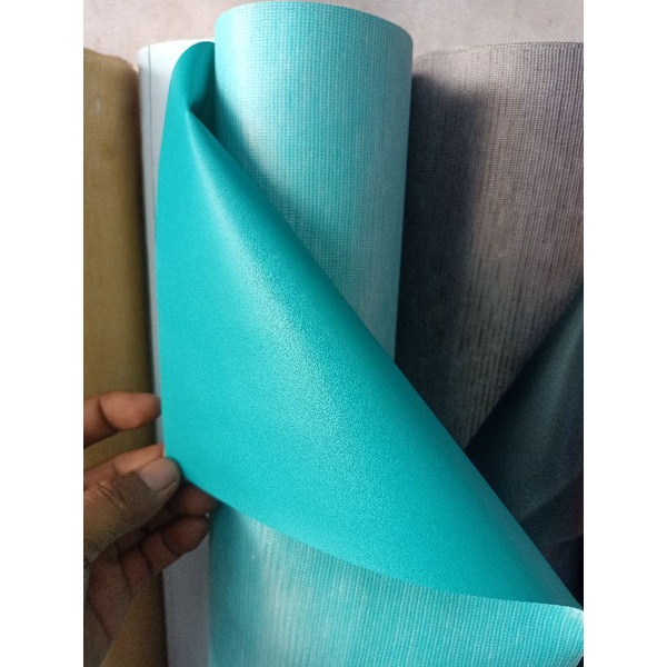 KULIT SINTESIS/KULIT IMITASI MOTIF POLOS bisa buat perlak bayi-Tosca