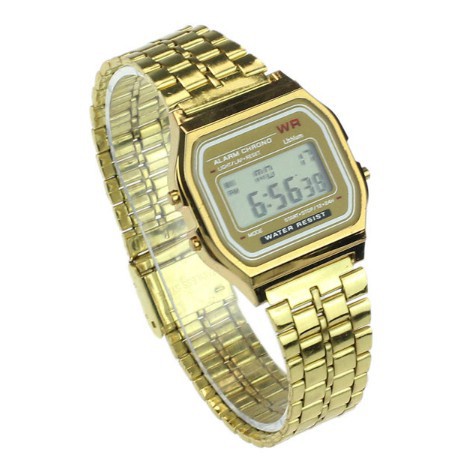 ✅Grosir Jam Senen - JAM TANGAN MODEL CASIO DIGITAL LED 168 RANTAI PRIA / WANITA FASHION GROSIR MURAH CS002