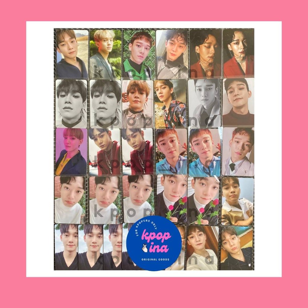 Official Photocard EXO CHEN JONGDAE - Tihol/Kihno/Dear April/DMUMT/CBX/The War/Love Shot