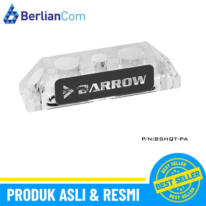 BARROW BSHQT-PA Acrylic Change Direction Top-Side GPU Block Bridge