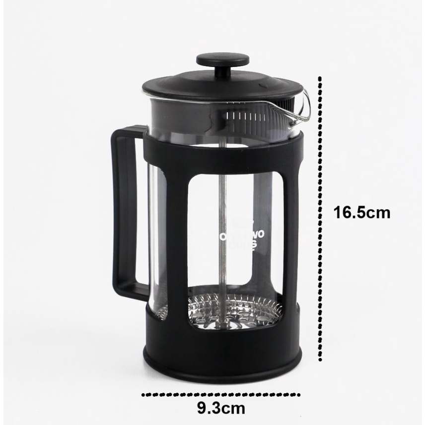 French Press Coffee Maker Pot Teko Teh 600ml