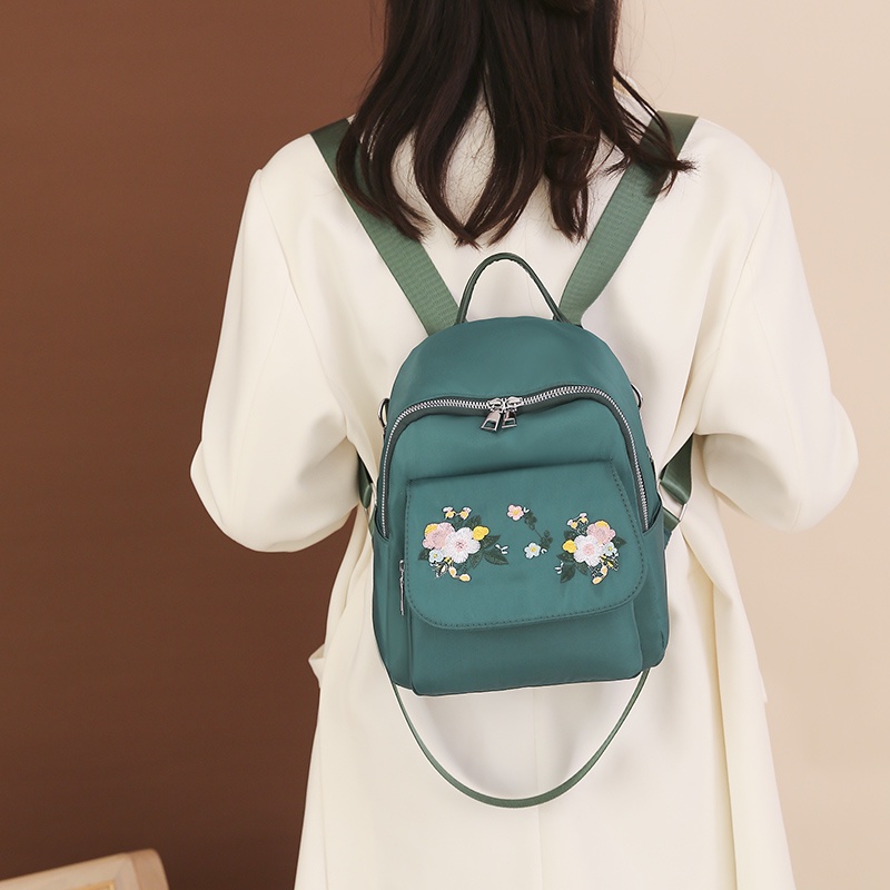 Multifungsi Tas Ransel Wanita Selempang  Bahu sling shoulder bag Nylon Cloth backpack beg belakang perempuan galas Women's Bags Ladies import 7196