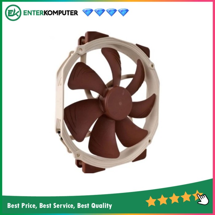 Coolerfan Noctua Round fan 14cm mounting, 1200RPM - NF-A15 PWM