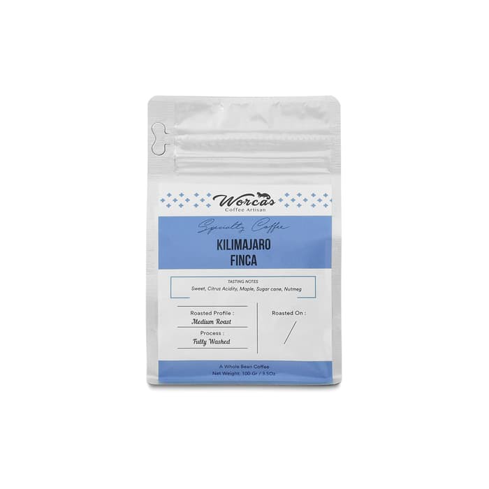 

WORCAS Arabica Kilimanjaro Finca 100gr Medium Roasted Coffee - kkp1268
