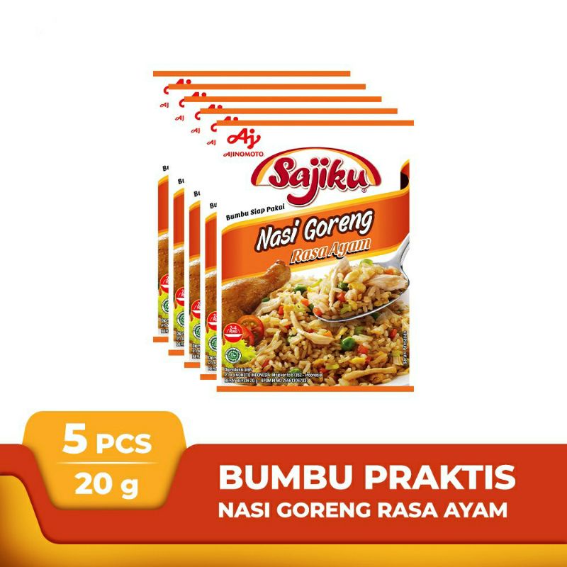 

SAJIKU Nasi Goreng Ayam 20g (5pcs)