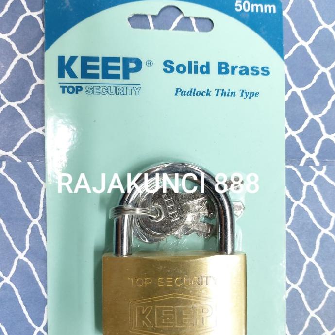 Gembok Keep 50Mm Kuningan / Gembok Keep 50Mm / Gembok 50Mm / Gembok