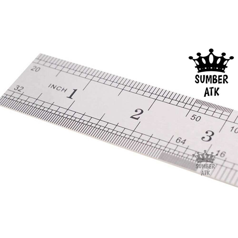 

Penggaris Besi KENKO STAINLESS STEEL RULER 15 CM / 30 CM / 50 CM / 60 CM / 100 CM ORIGINAL KENKO
