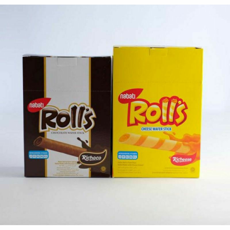 

Nabati Rolls Keju/Coklat (isi 20 Pcs)