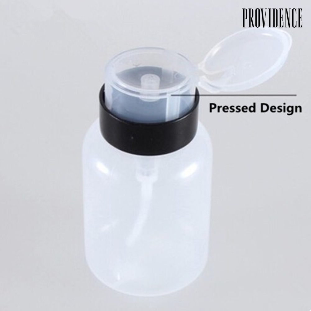 Providence Botol Pompa Dispenser Aseton / Pembersih Kutek Untuk Manicure / Nail Art