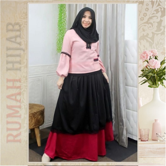 DEURA Busana Muslim Terbaru / Dress Deura / Gamis Deura Original / Setelan Gamis Deura 259 RUMAHIJAB