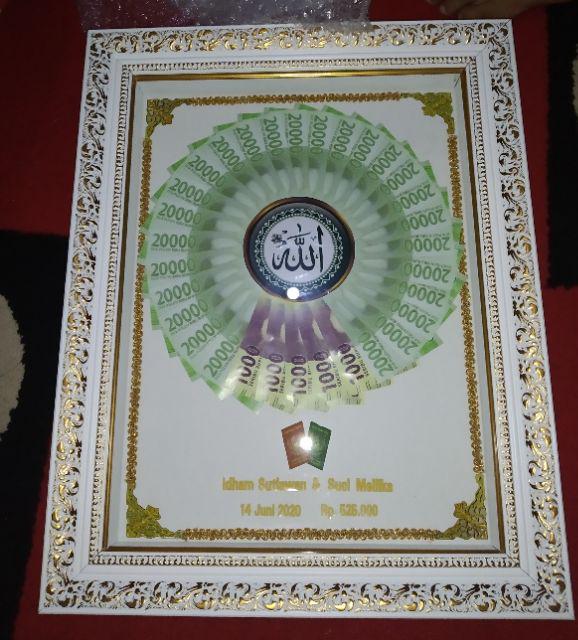 Mahar Nikah Uang Kuno , Mahar Uang, Mahar Cikarang Bekasi, Seserahan Bingkai 3d 12r