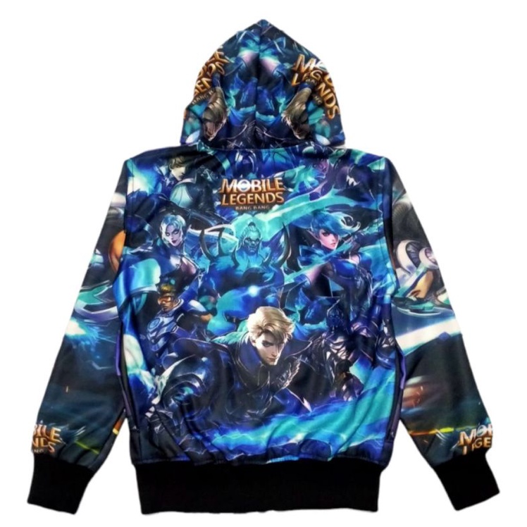 JAKET SUBLIM FULL PRINT MLBB/JAKET ANAK KEREN/JAKET ANAK TREN/JAKET VIRAL JAKET KEKINIAN