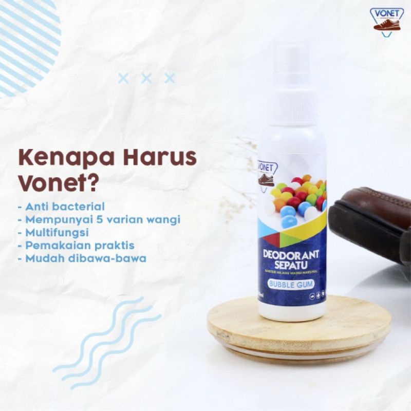 Pengharum Sepatu Tas Helm Jaket | Vonet 25ml