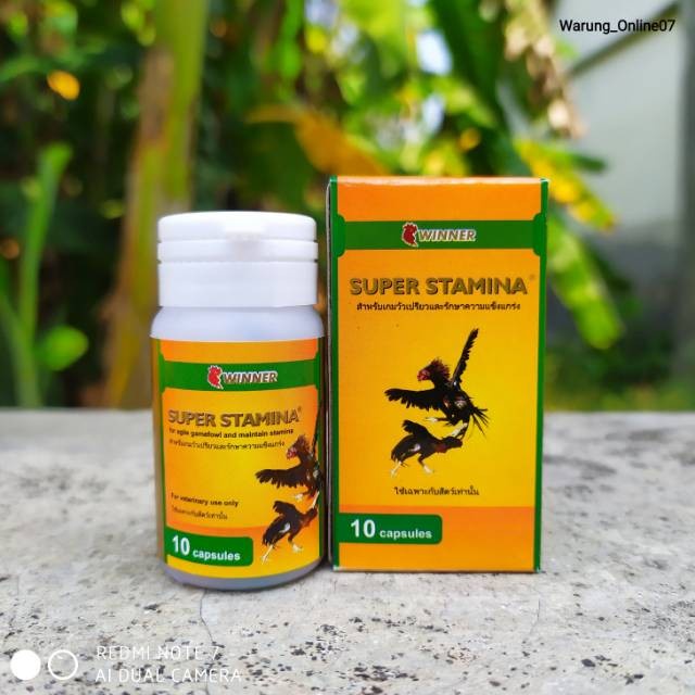 Winner Super Stamina 10 kp - Obat Ayam Laga Super Agresif Mental Baja