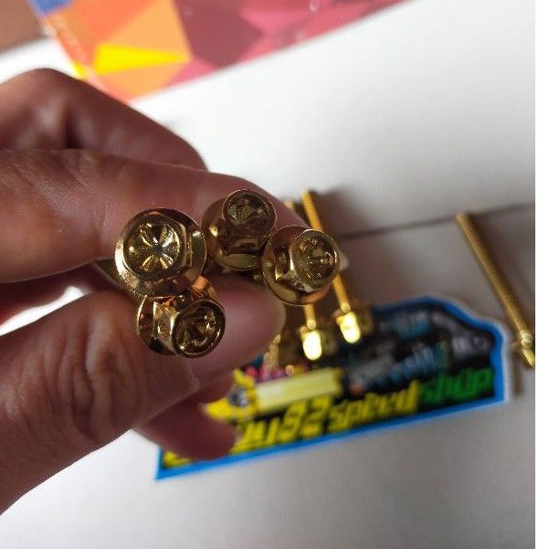 Baut Pb Probolt Model Flower Bak blok Mesin Kiri Kanan Yamaha Rx king Rxking