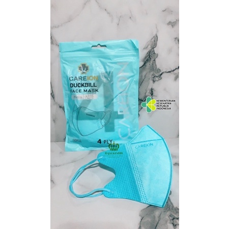 Masker Duckbill Careion 4ply Warna Premium isi 10PC Masker Duck bill 3D Dewasa Disposable Mask(10PC)