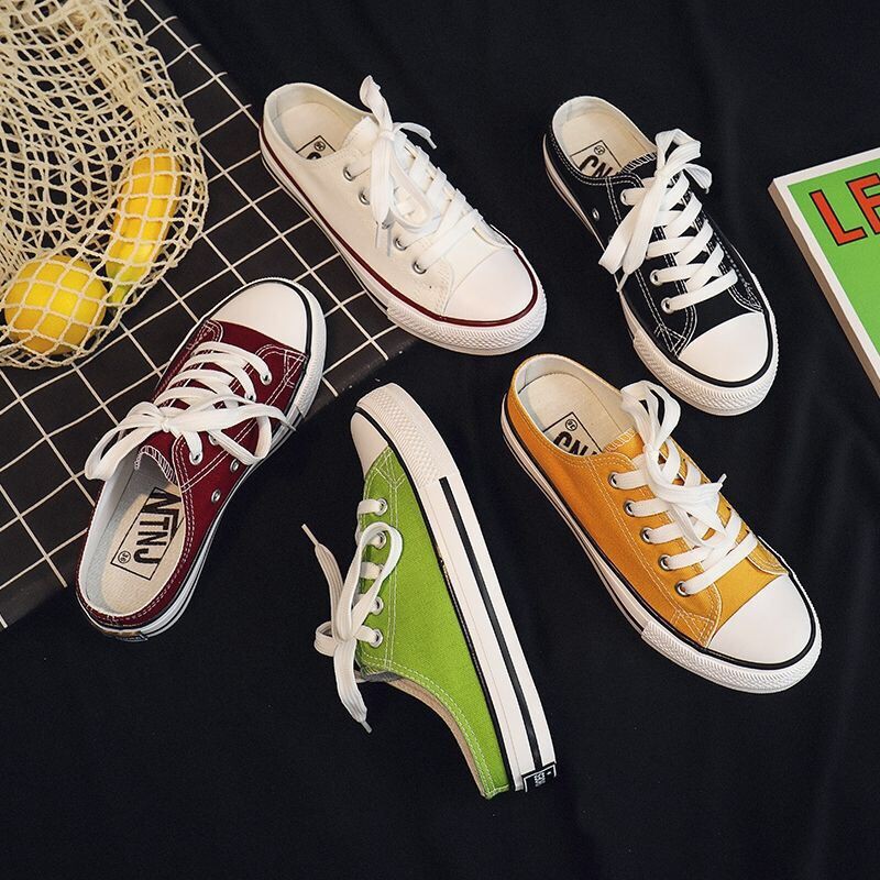  Wanita  Sepatu  Sekolah Kanvas Versi Korea Sepatu  Untuk Yang 