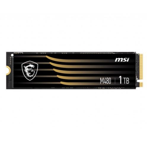 Ssd m.2 nvme msi spatium 1tb 2280 7Gbps PCIe 4.0 x4 m480 - solid state drive m2 m-key nvm 1tb