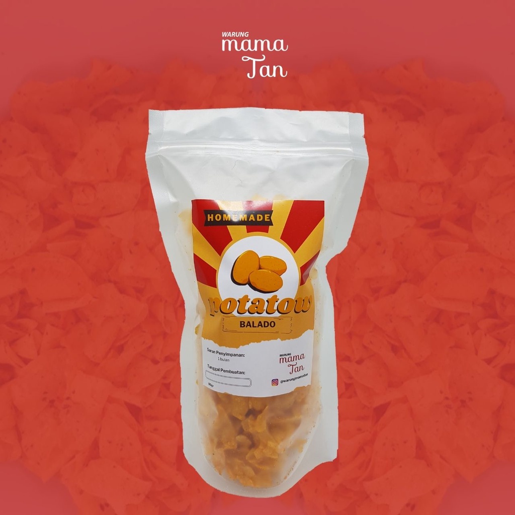 

Keripik Kentang Potatow Warung Mama Tan-Balado