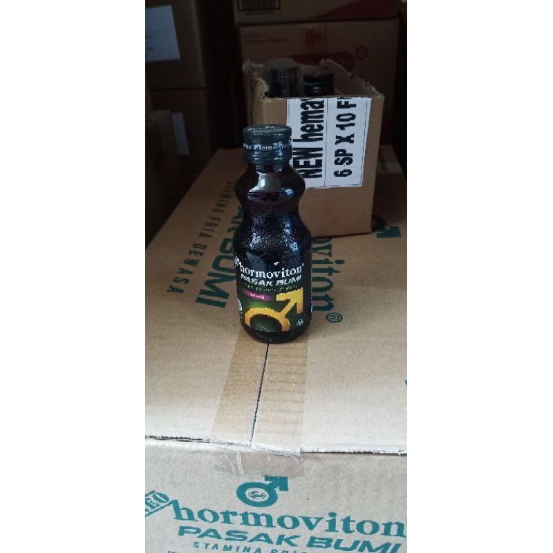 Neo hormoviton pasak bumi liquid - anggur botol 1 Dus (150ml/50 botol)-Penambah stamina&gairah pria