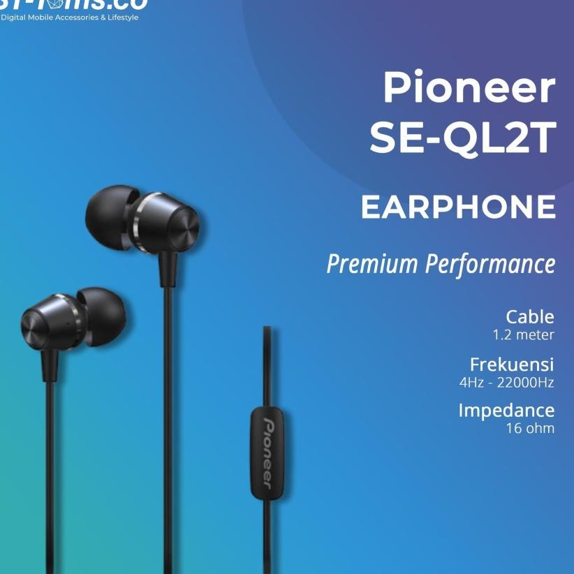 Lebih Irit Pioneer SE-QL2T / SE QL2T In-Ear Earphones